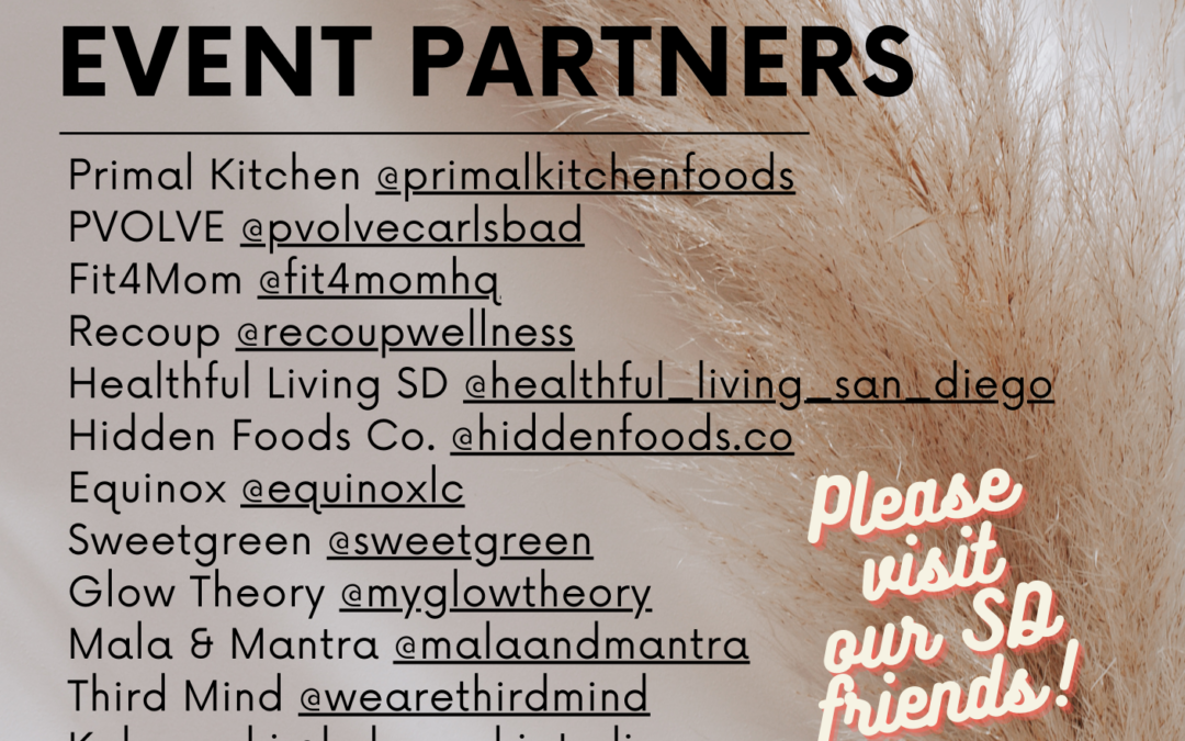 Thank You to Our Fall Fit-Wellness Event Partners!