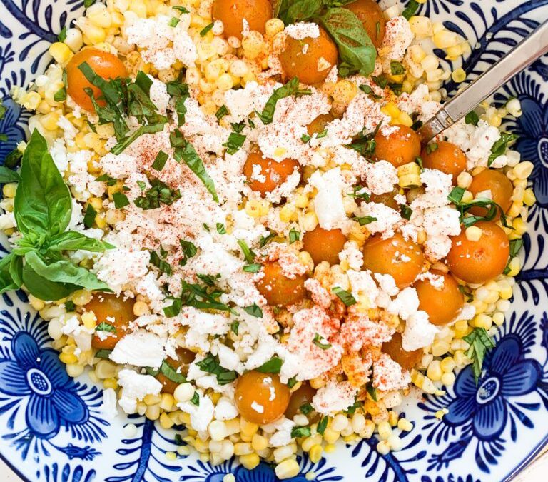 Healthy Summer Recipe — Crispy Cod with Summer Corn Salad