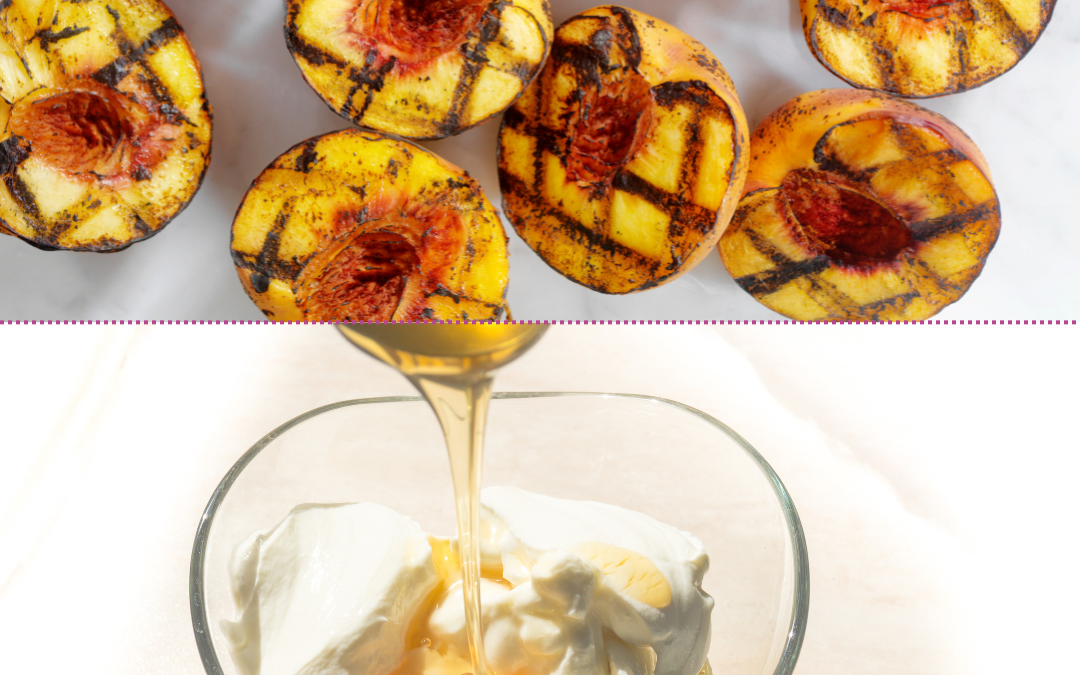 Francesca Orlando’s Grilled Peaches & Cream