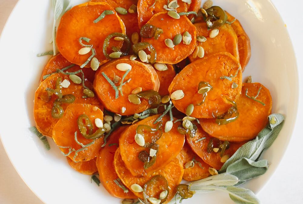 Honey & Jalapeño Sweet Potatoes